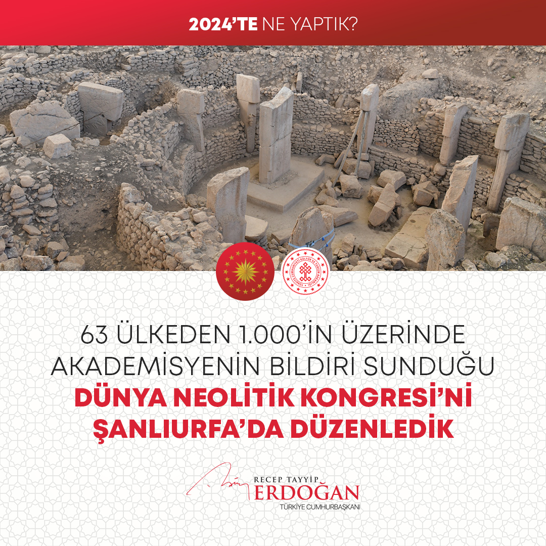 Cumhurbaşkanı Erdoğan'dan Göbeklitepe Twiti 