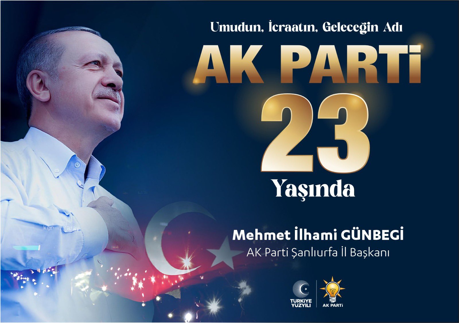 AK Parti 23. Yaşını Kutluyor