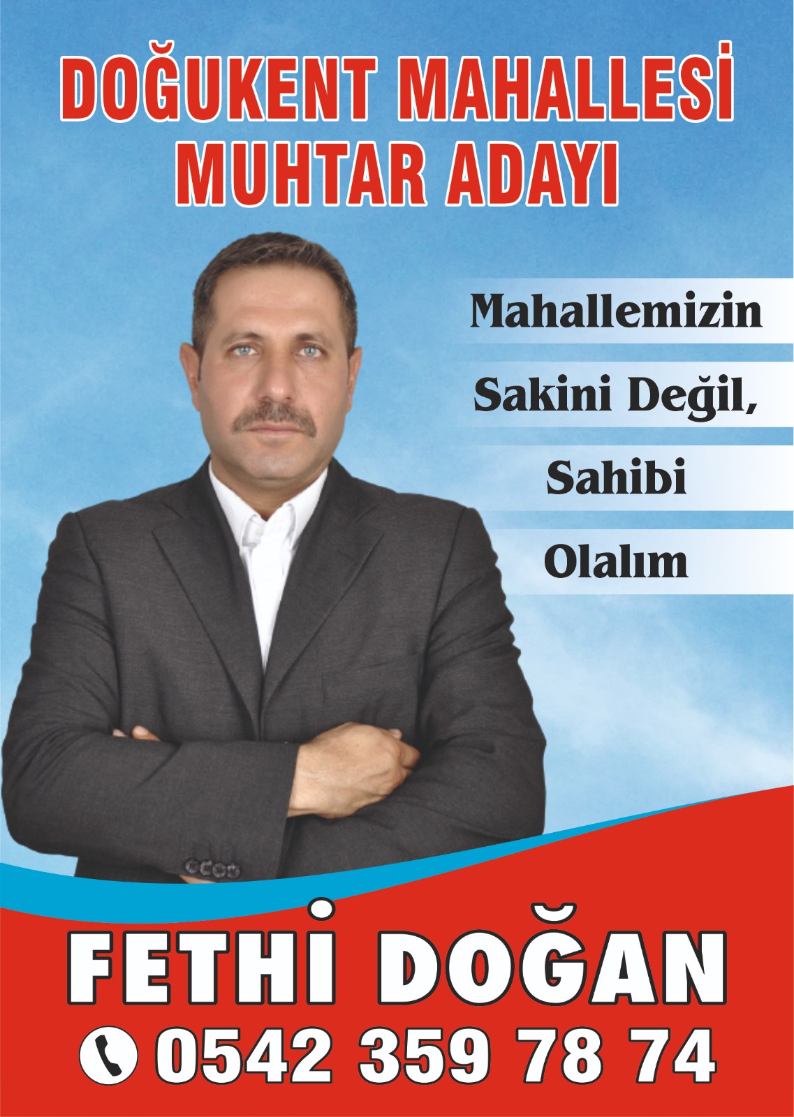 2024 Yerel Seçimlerin İlk Muhtar Adayı : Fethi Doğan