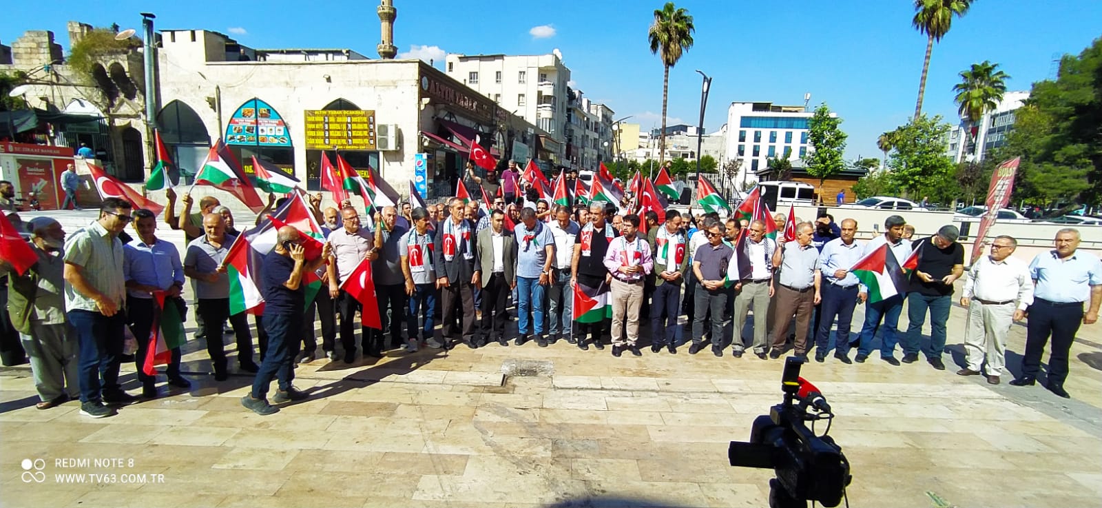 Şanlıurfa'da Filistin'e Destek Eylemi