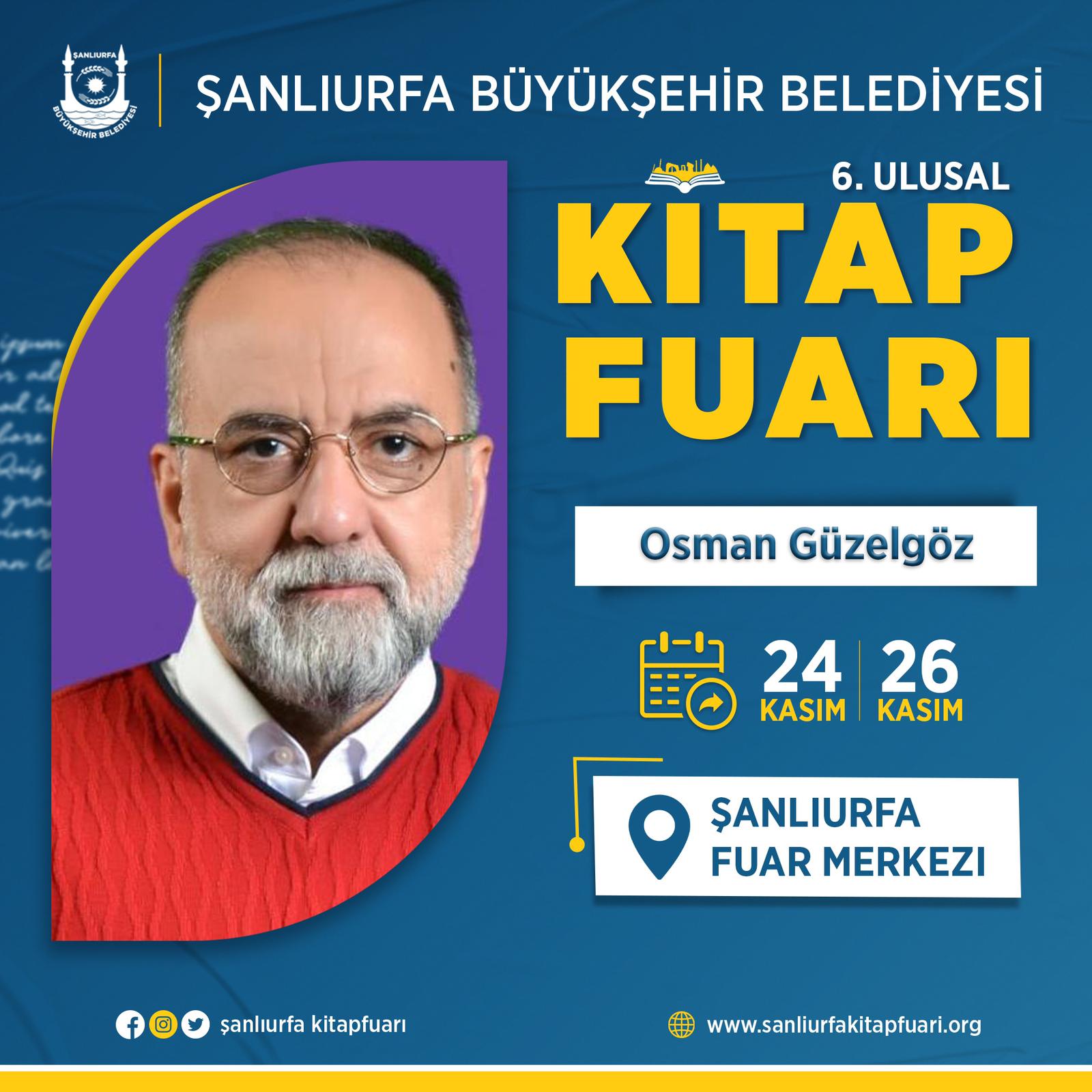 Urfalı Güzelgöz Kitap Fuarında Okurlarıyla Buluşacak 