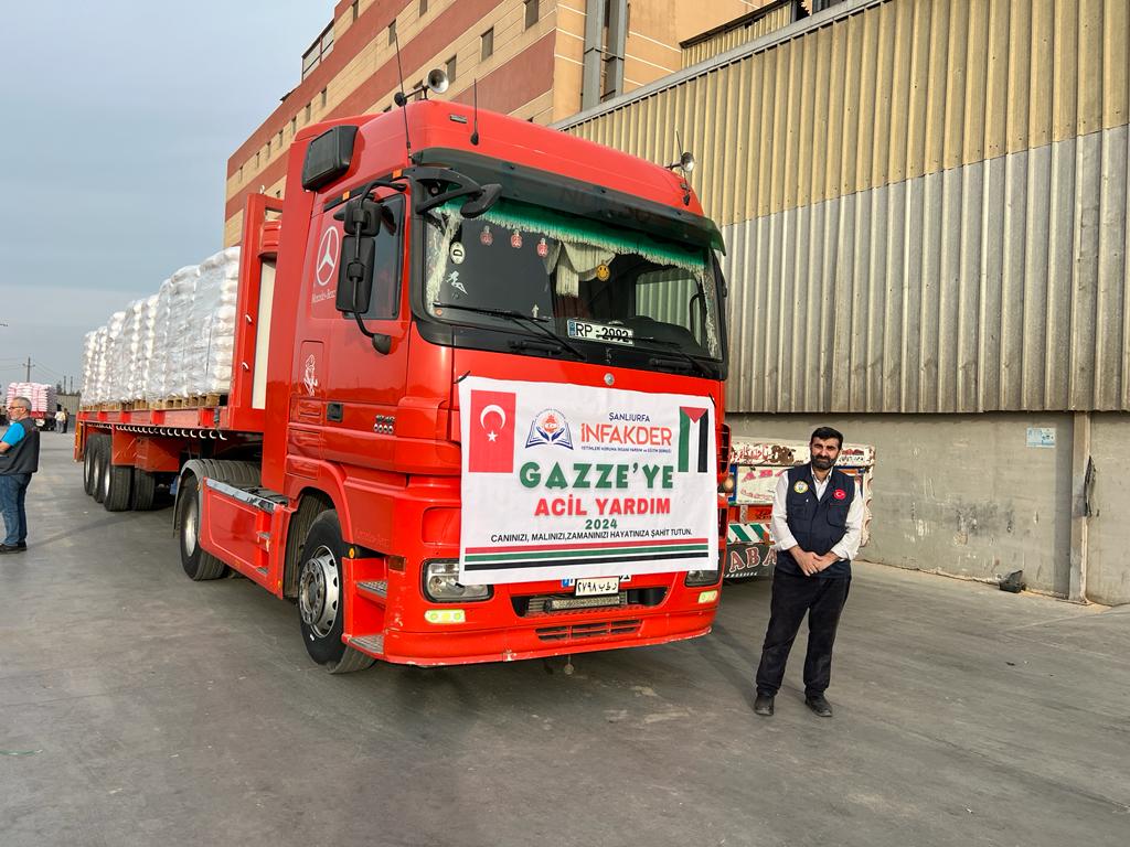 Şanlıurfa'dan Gazze'ye 68 Ton İnsani Yardım 