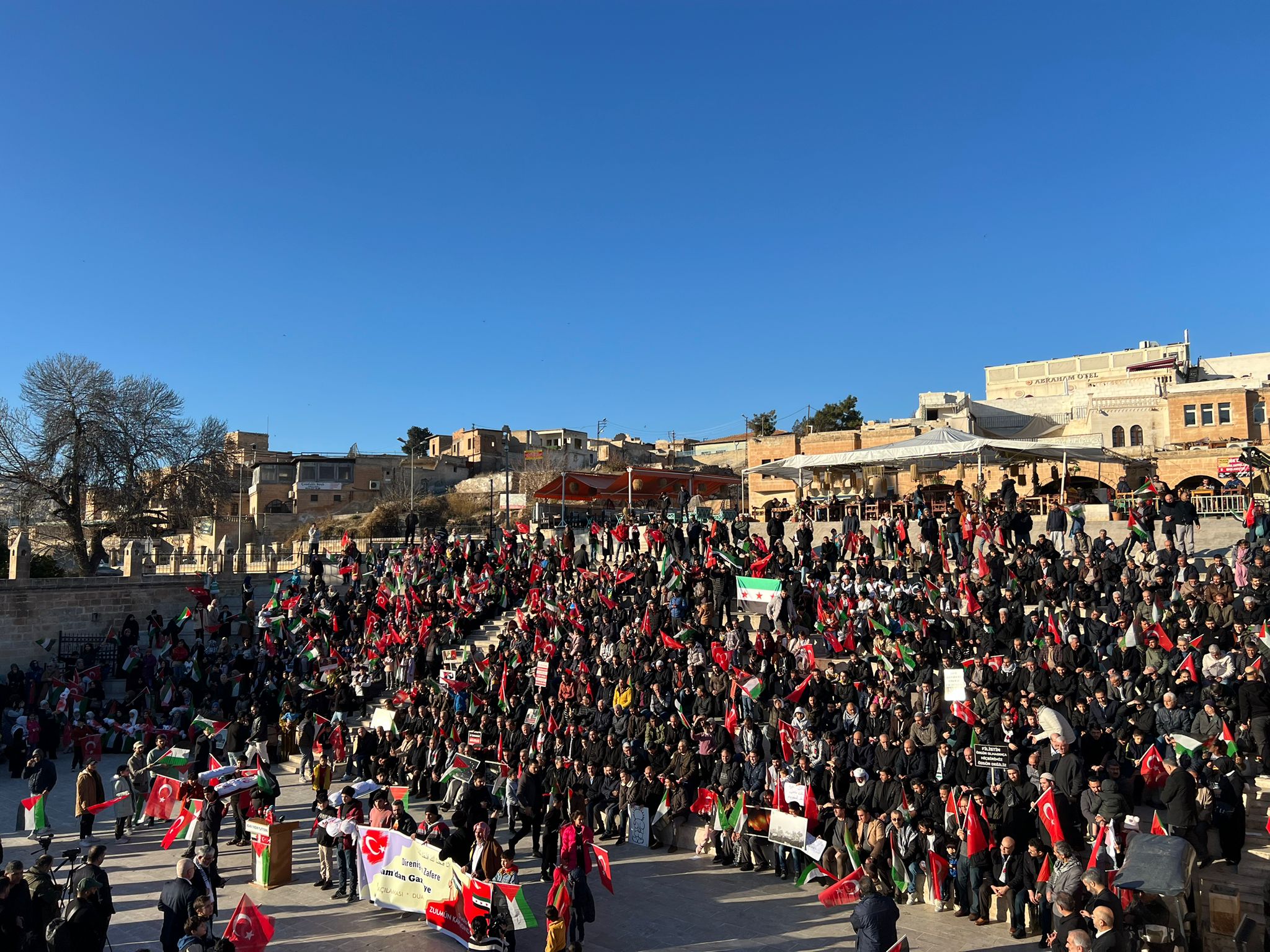 Şanlıurfa’da Suriye ve Filistin İçin Birlik Çağrısı