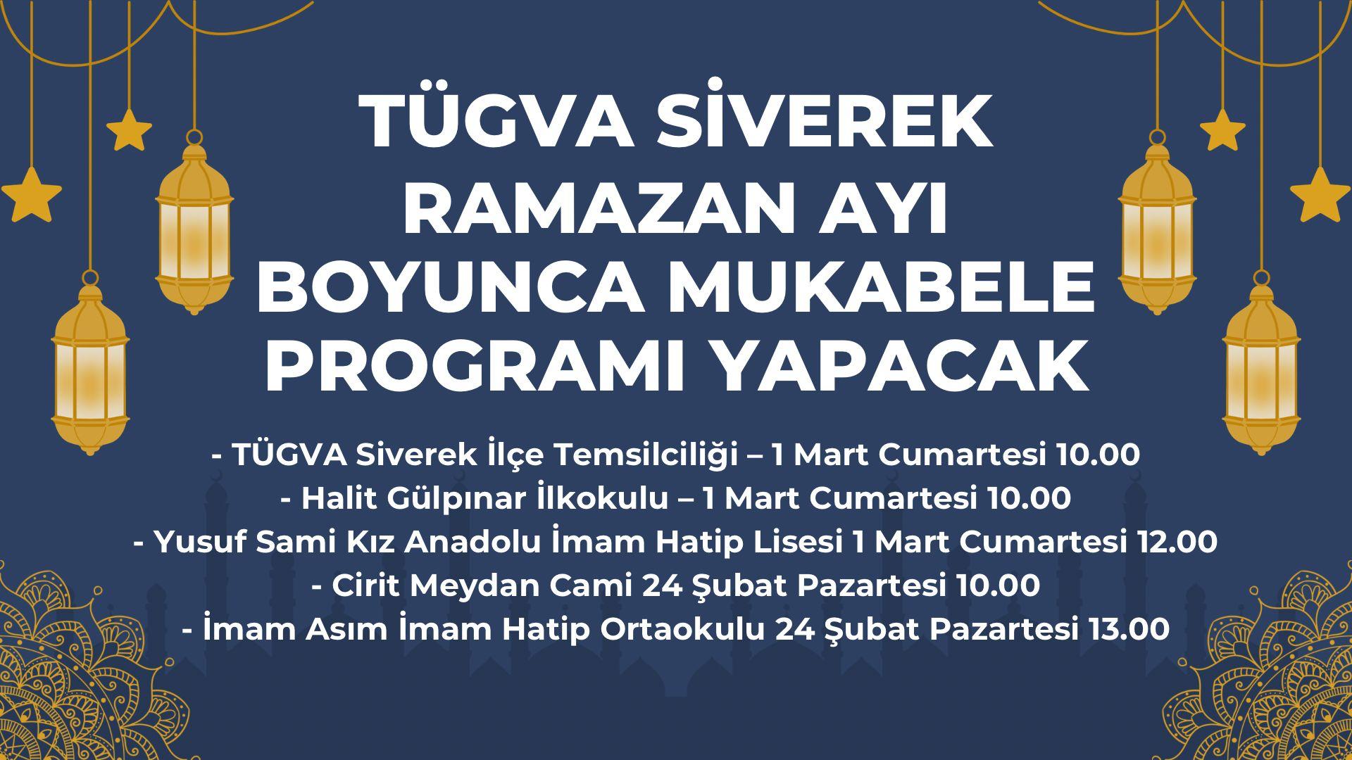 Siverek'te Mukabele Geleneği Ramazan Ayında Devam Edecek