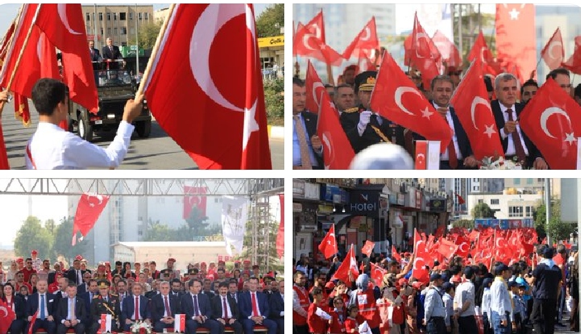 Şanlıurfa'da Cumhuriyetin Kuruluşunun 100. Yıldönümü Coşkuyla Kutlanıyor 