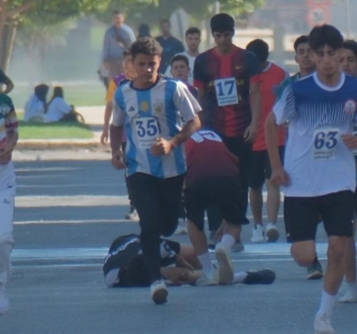 Viranşehir Cumhuriyet Koşusunda Talihsiz Kaza