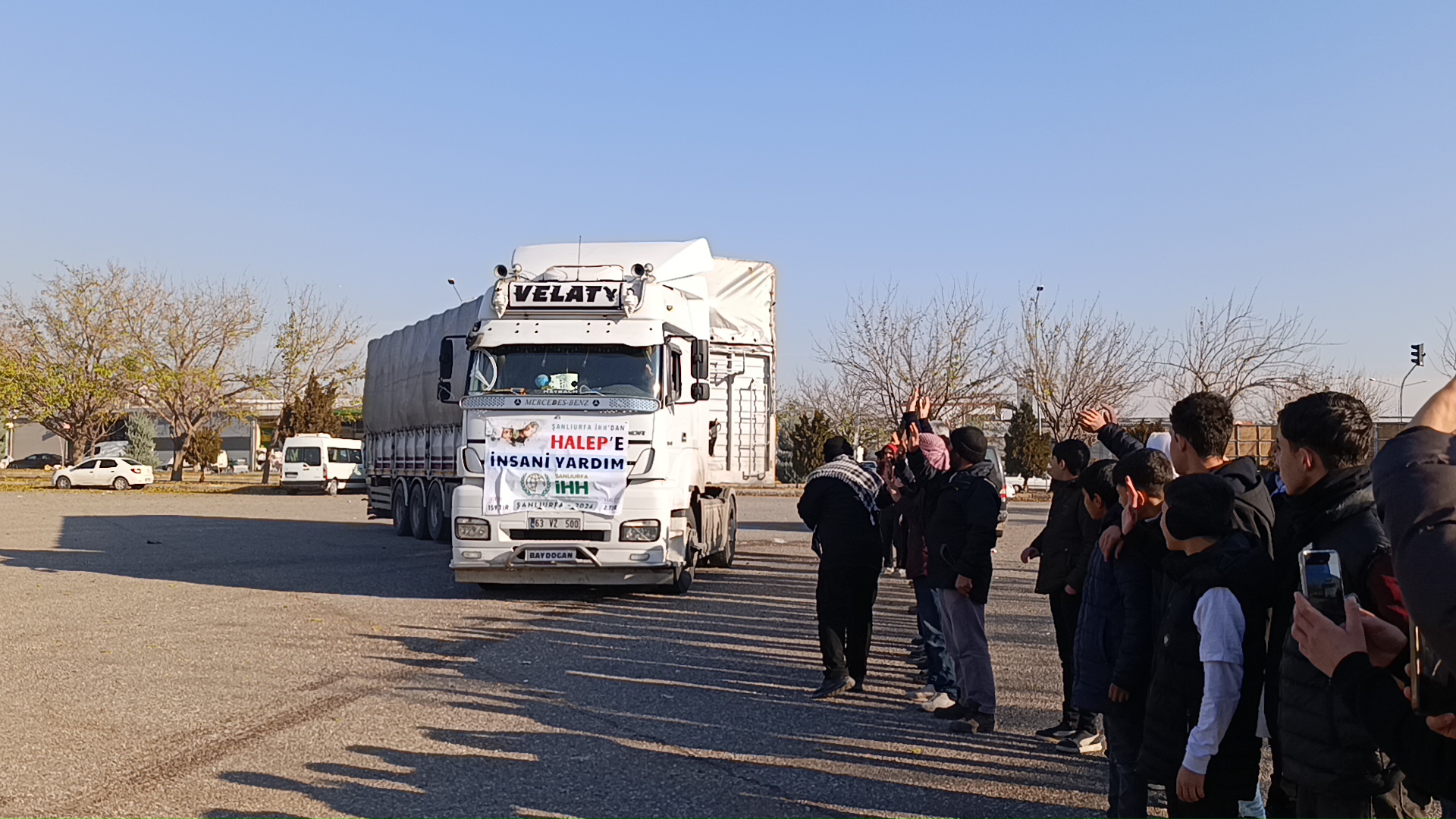 Urfa'dan Halep'e İnsani Yardım
