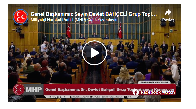 Bahçeli'nin O Konuşması Tık Rekoru Kırıyor