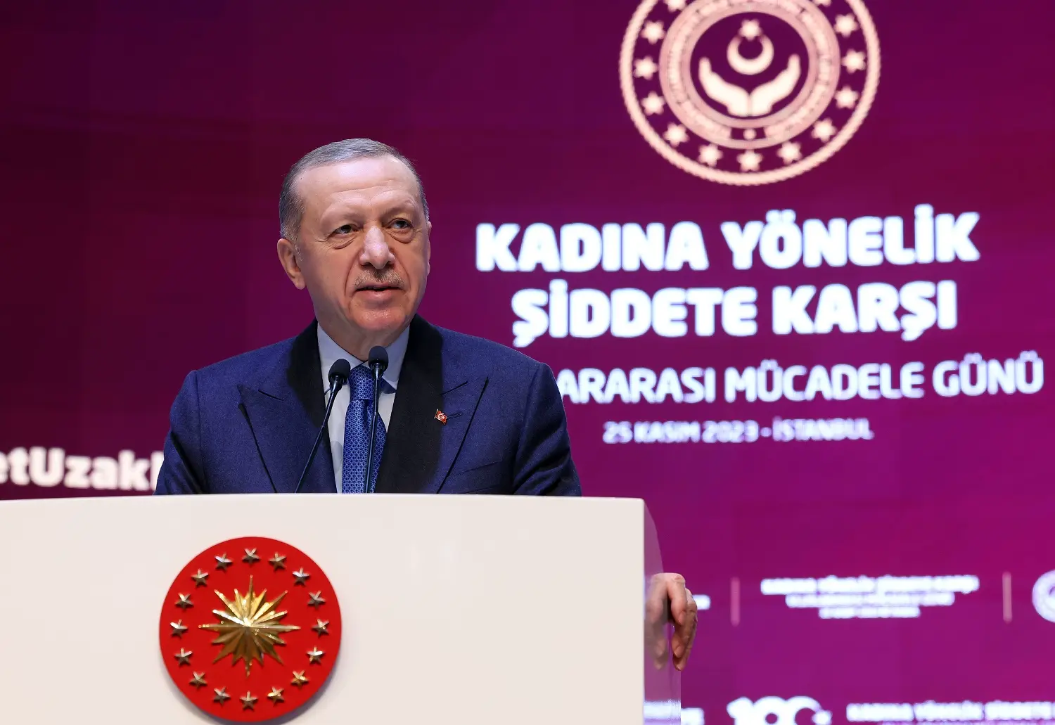 Cumhurbaşkanı Erdoğan'dan Kadına Karşı Şiddet Açıklaması