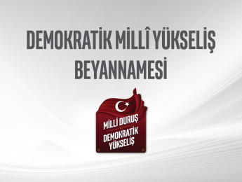 İYİ Parti Millî Duruş, Demokratik Yükseliş Beyannamesi Yayınladı