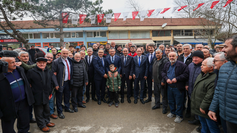 Cumhuriyet Halk Partisi Genel Başkanı Özgür Özel, Zonguldak'ta...