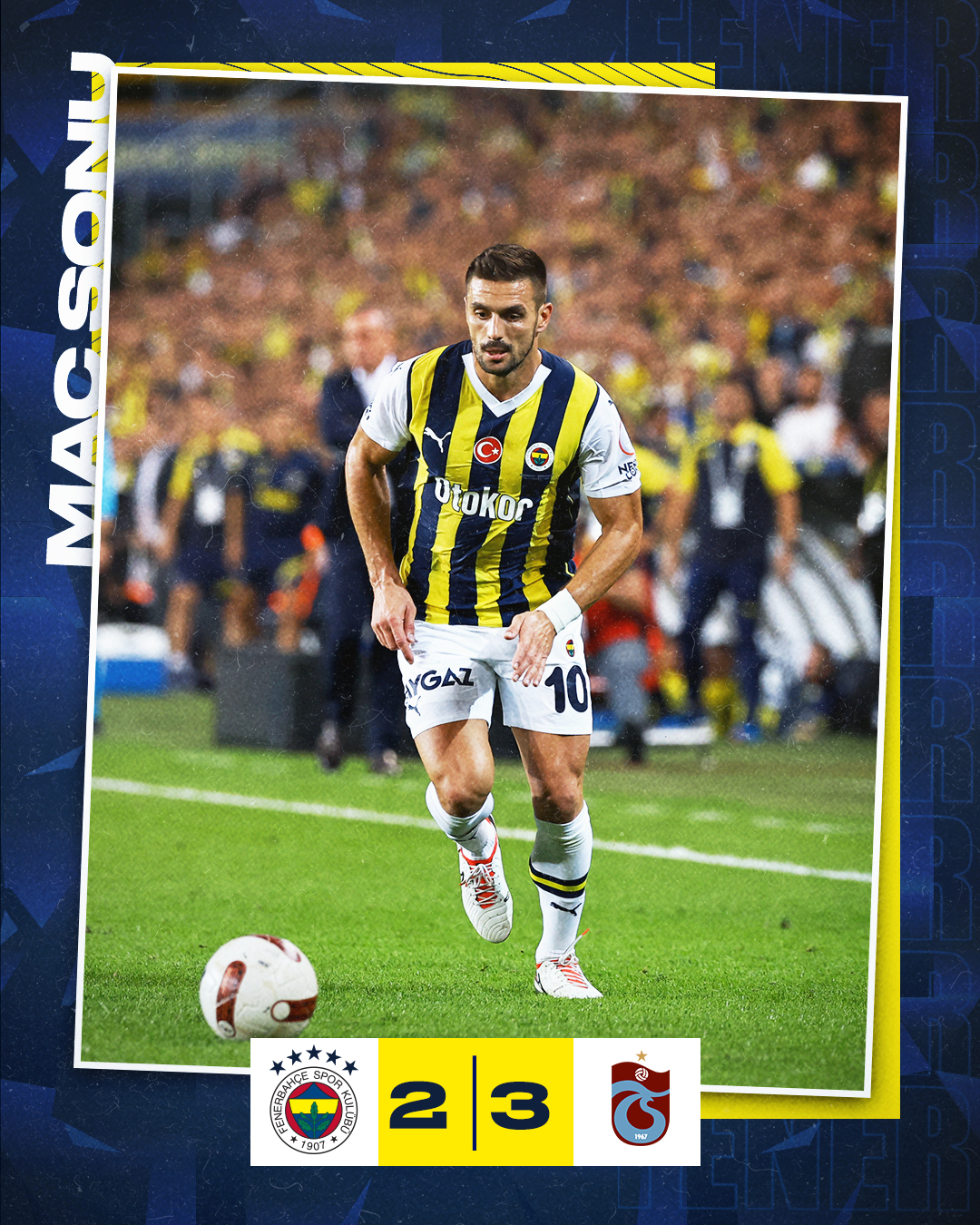 Fenerbahçe: 2 -Trabzonspor: 3