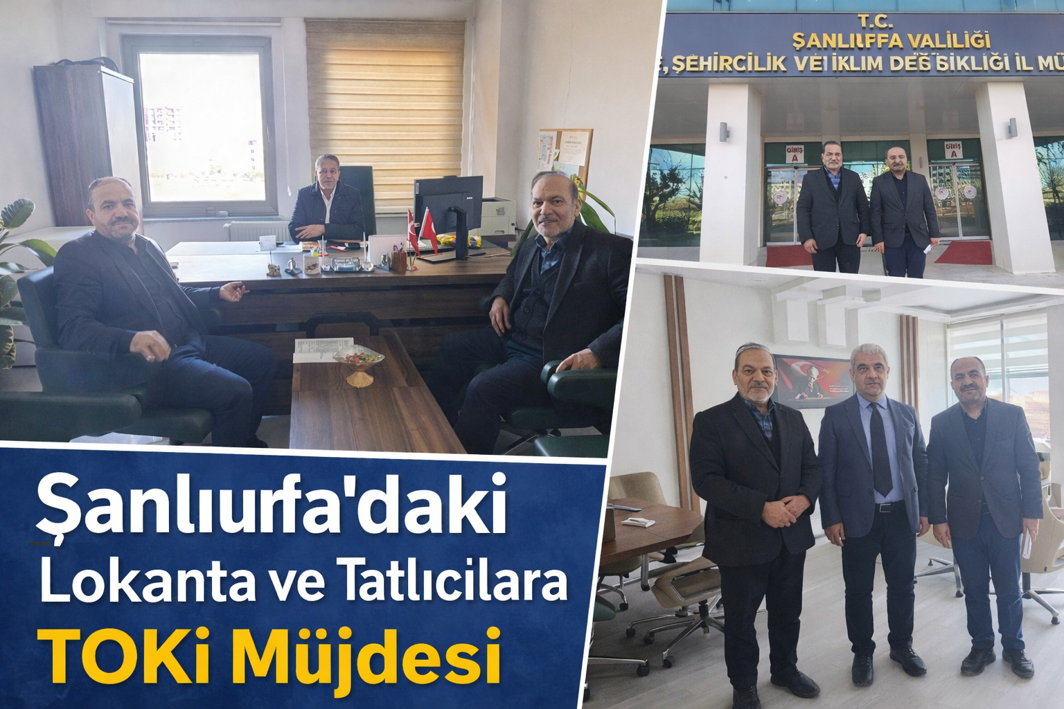 Şanlıurfa'daki Lokanta ve Tatlıcılara TOKİ Müjdesi 