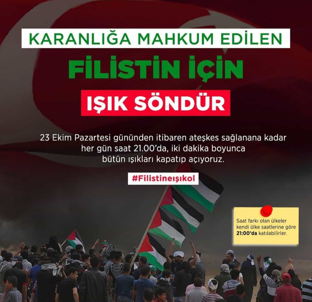 Filistin İçin Uluslararası Işık Açma Kapama Eylemi