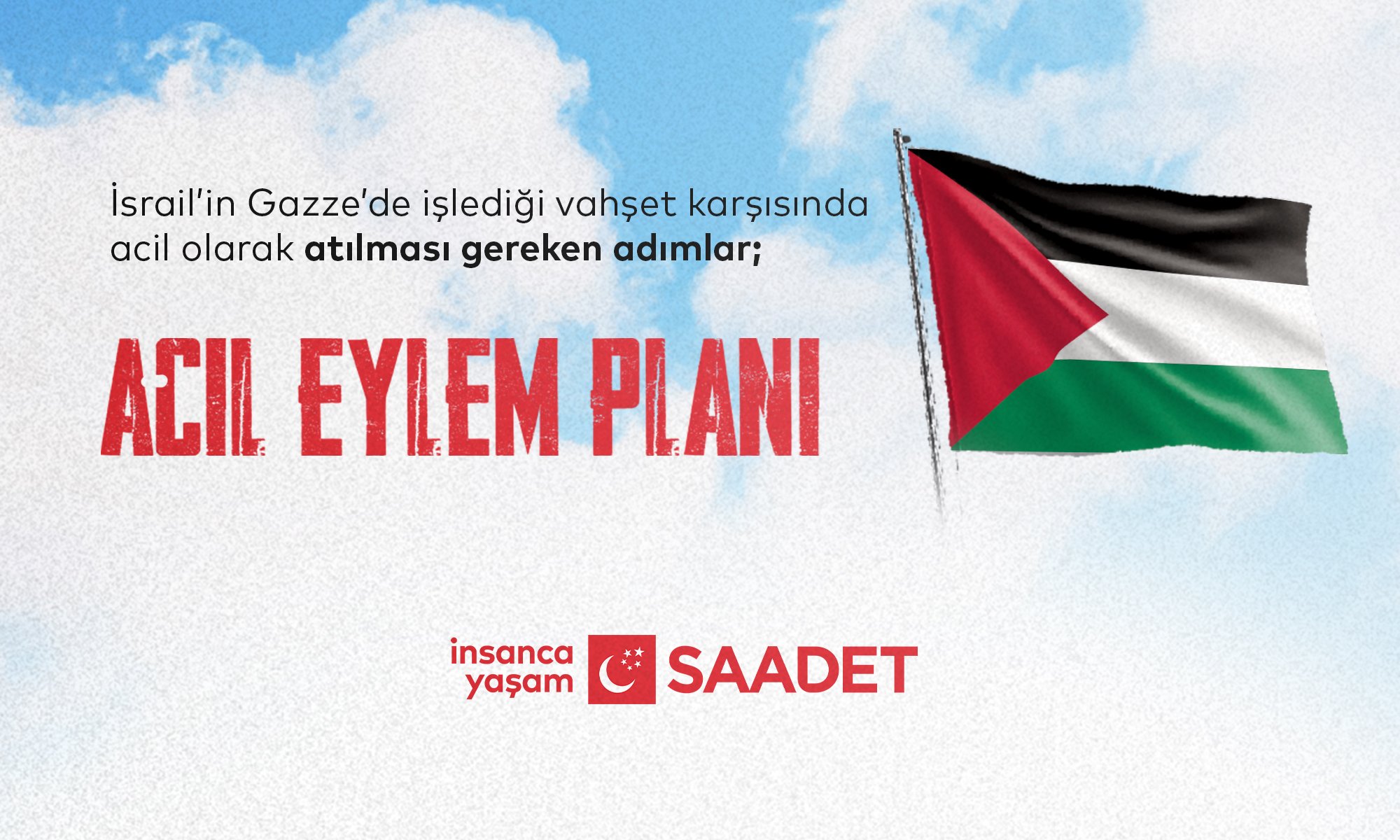 Gazze İçin Acil Eylem Planı Açıkladı