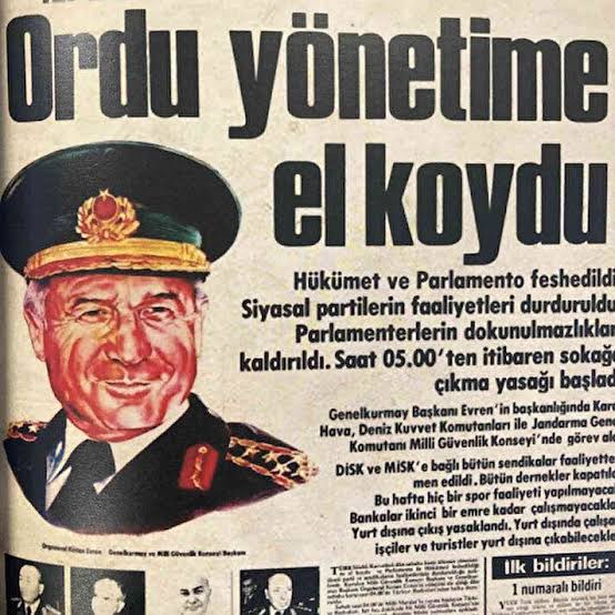 12 Eylül 1980 Darbesi ve Türkiye'ye Etkileri