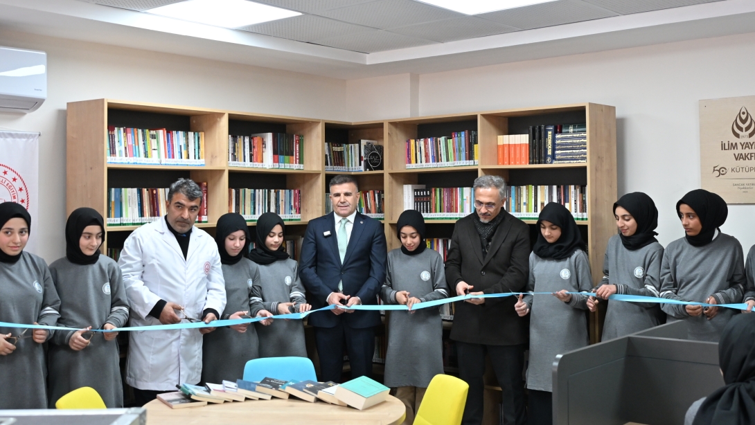 11 İlde 36 Yeni Okul Kütüphanesi Hizmete Açıldı