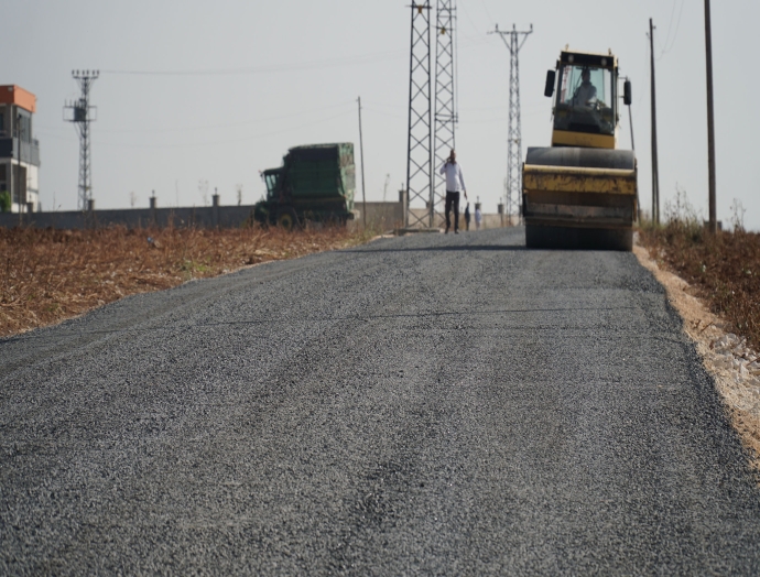 Şanlıurfa Kırsalında Asfalt Yol Seferberliği