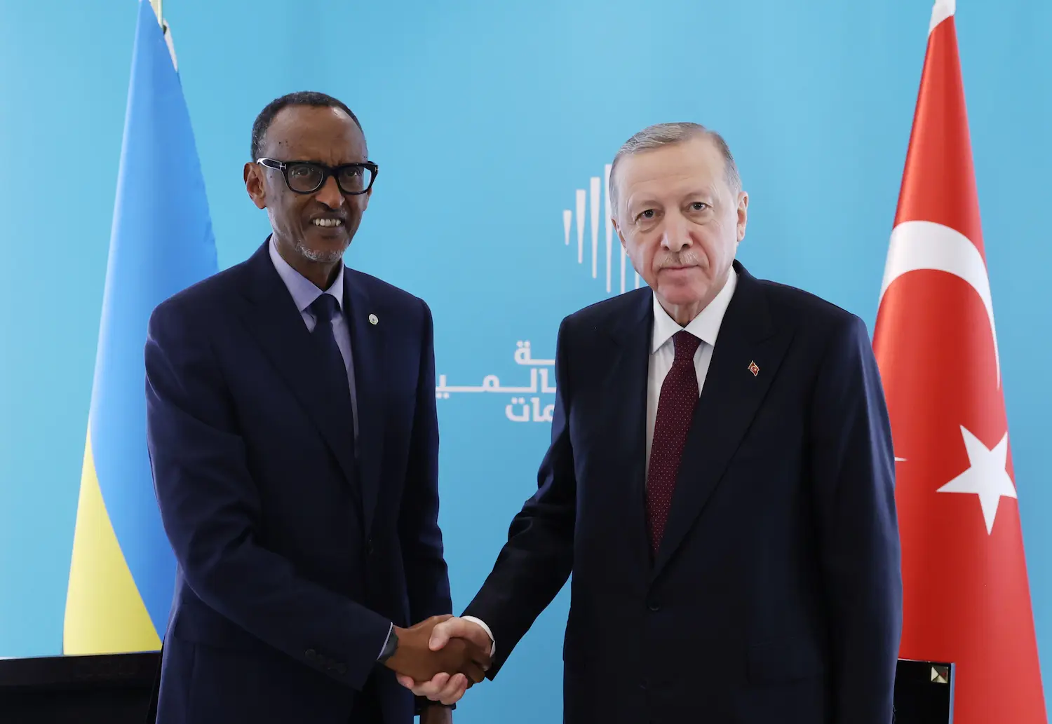 Cumhurbaşkanı Erdoğan,  Kagame ile görüştü