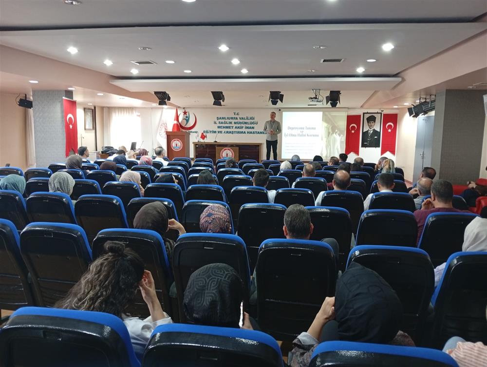 Şanlıurfa’da Sağlık Çalışanlarına Ruh Sağlığı Eğitimi Verildi