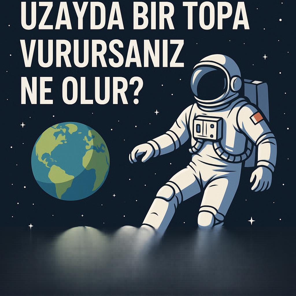 Uzayda Bir Topa Vurursanız Ne Olur?