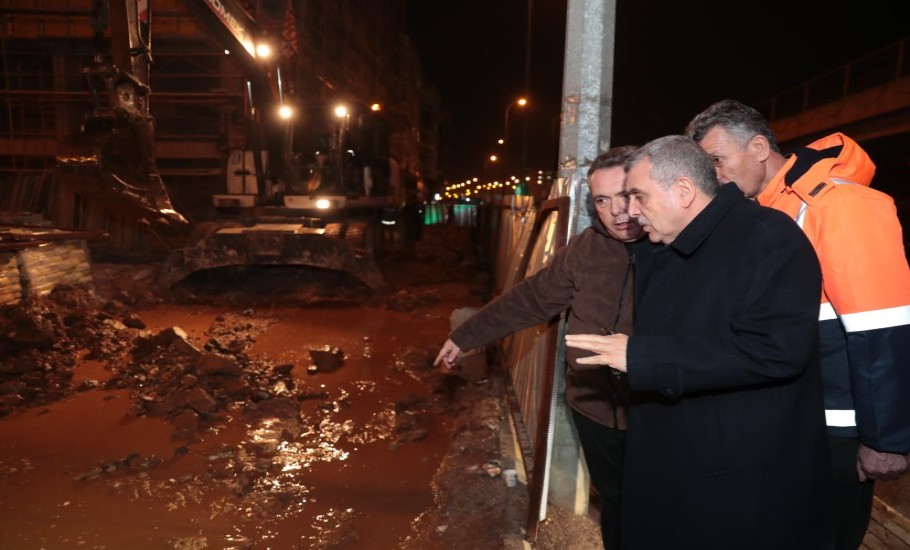 Başkan Beyazgül Sorunu Yerinde İnceledi